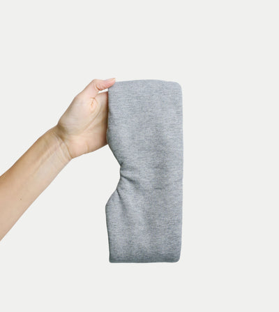 moonbird sleep mask held in a hand